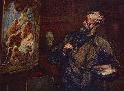 Honore Daumier Der Maler France oil painting artist